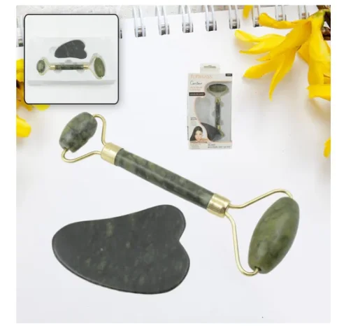 مدلك للوجه مصنوع من الكوارتز الوردي