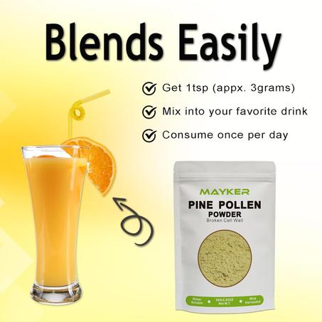 MAYKER Pure Pine Pollen Powder 80Grams