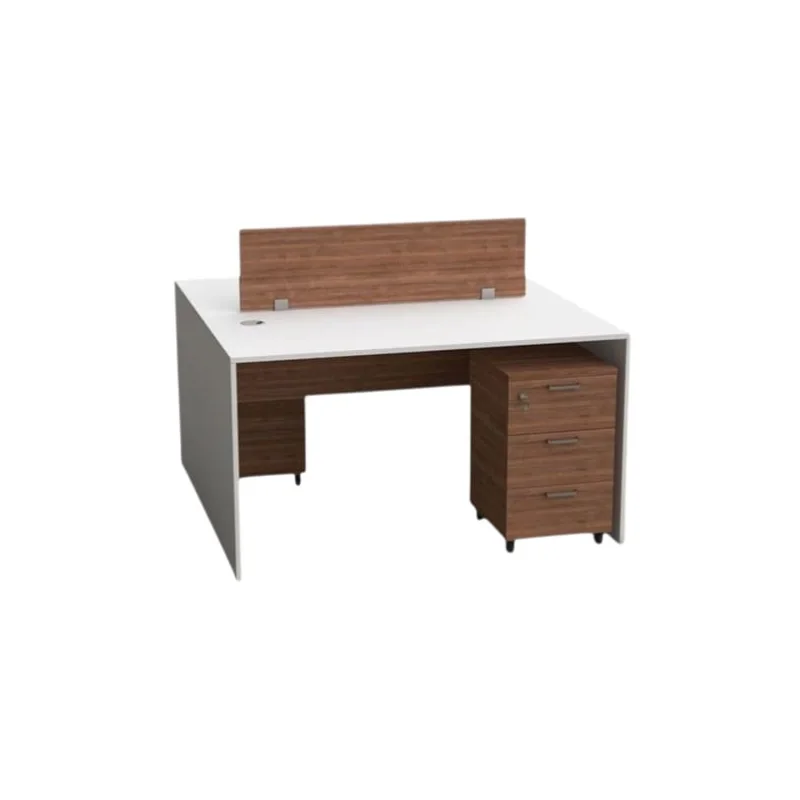 Bureau multiposte en bois MDF