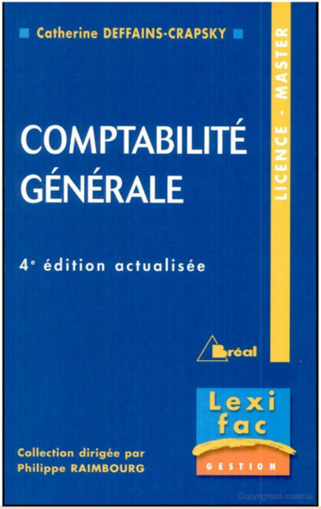 Comptabilité générale de Catherine Deffains