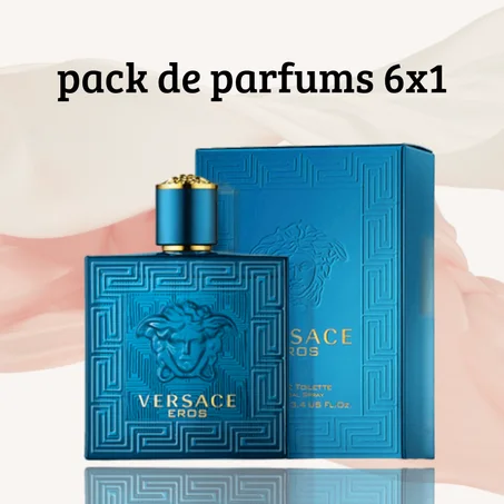 pack de parfums 6x1 pour homme