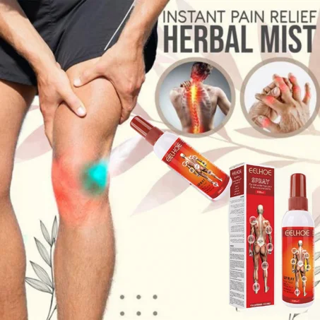 Spray à base de plantes pour soulager la douleur