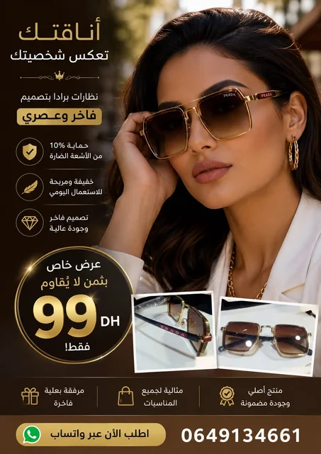 نظارات شمسية نسائية لصيف 2026