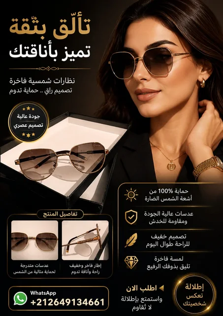 نظارات شمسية نسائية لصيف 2026