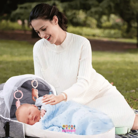 سرير حديثي الولادة المحمول القابل للطي متعدد الوظائف