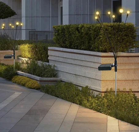 مصابيح الحديقة الشمسية الزخرفية قطعتين بسعر قطعة واحدة والتوصيل مجاني