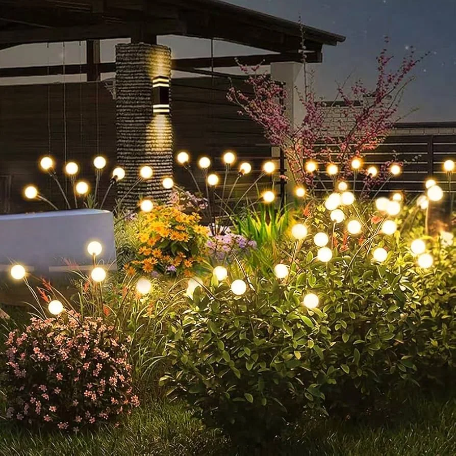 مصابيح الحديقة الشمسية الزخرفية قطعتين بسعر قطعة واحدة والتوصيل مجاني