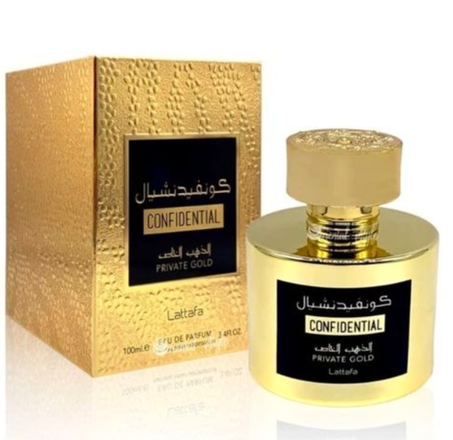 Confidential Private Gold - Lattafa Perfumes - Pour Homme et Femme