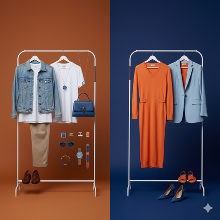 الملابس والاكسسوارات