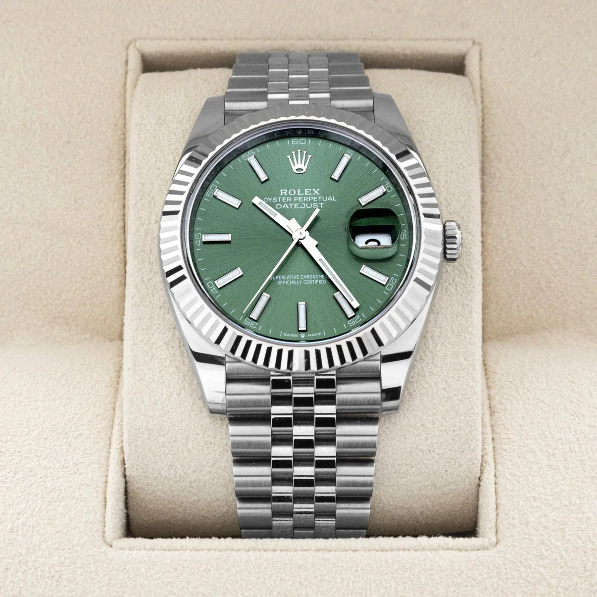 Rolex Datejust 41 mm Verte : Le Must-Have de l'Année !