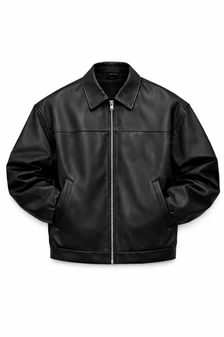 LEATHER JACKET BLACK