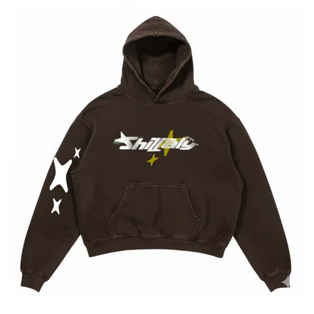 BROWN STAR hoddie