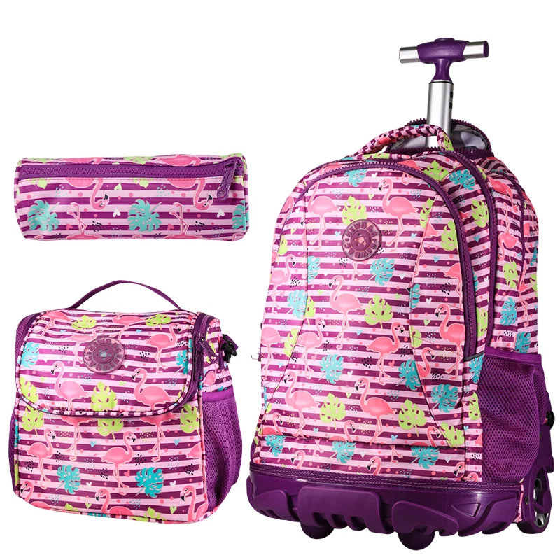 Sac à Dos Scolaire à Roulettes 3 en 1