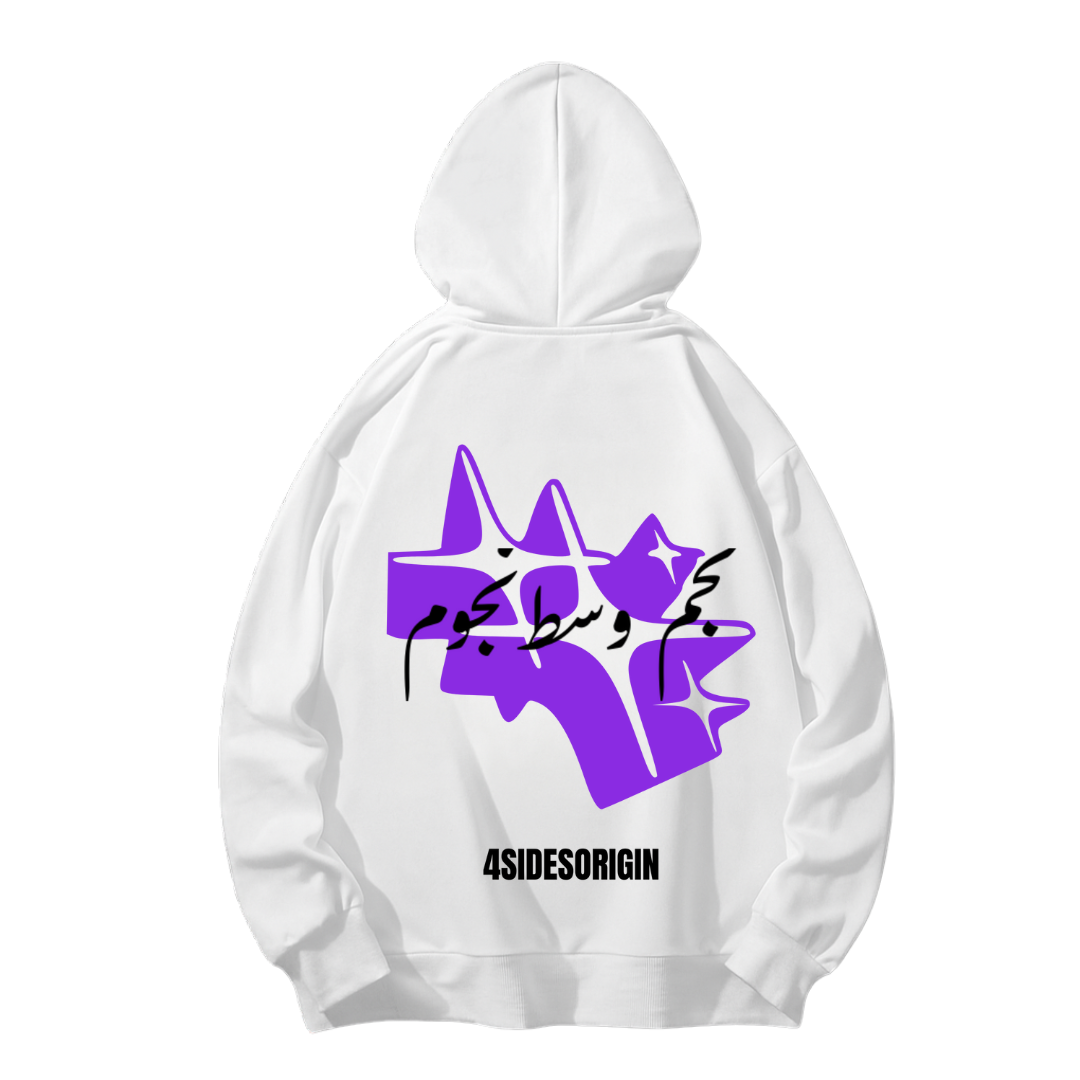PURPLE STAR HOODIE