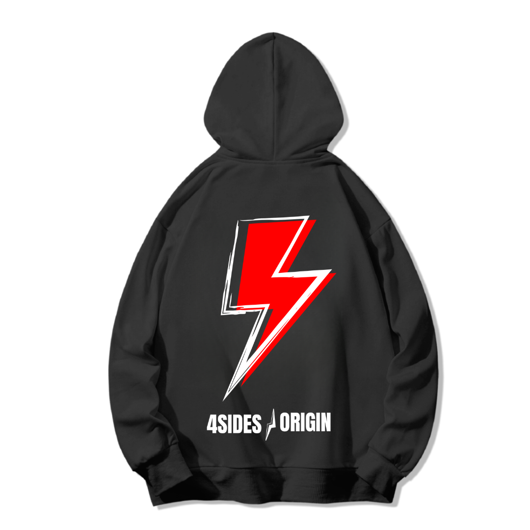 RED ELECTRICAL HOODIE