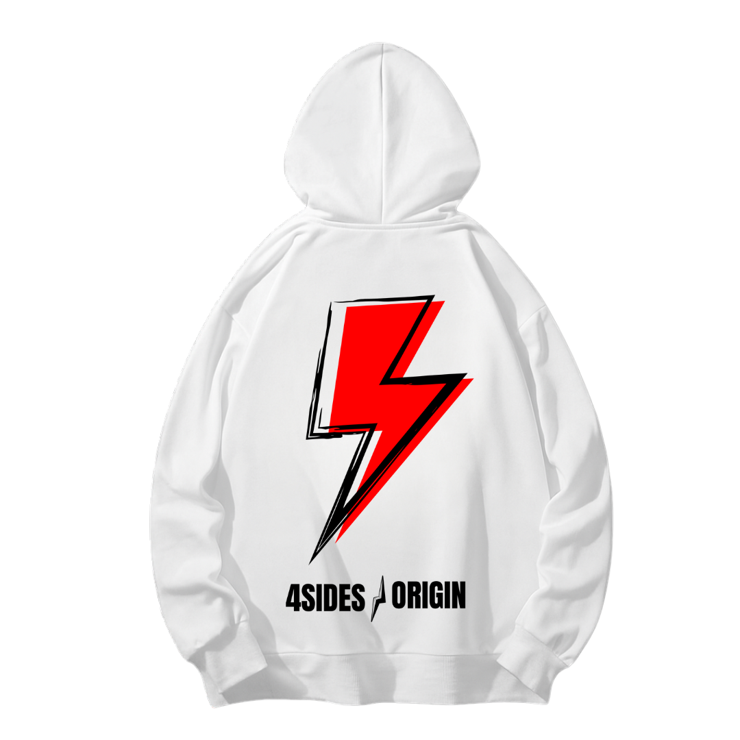 RED ELECTRICAL HOODIE