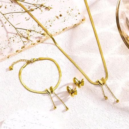 باك سنسلة الفراشة Acier inoxydable