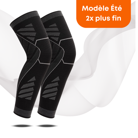 Maintiens de compression d'Été pour Genoux et Jambes - 2 unités