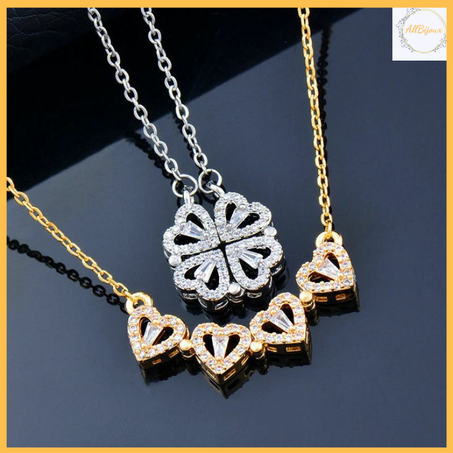 Collier quatre cœurs