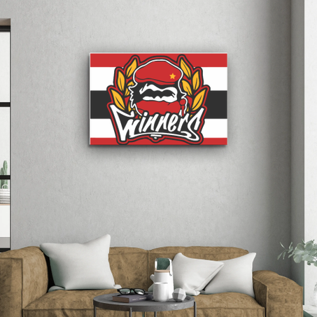 Tableau Ultras Winners 05 – 60×40 cm – هدية مثالية لعشاق الوينرز والوداد