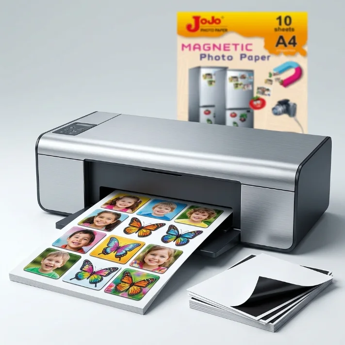 ورق صور مغناطيسي JoJo A4 عالي الجودة للطابعات النفاثة  - عبوة 10 قطع