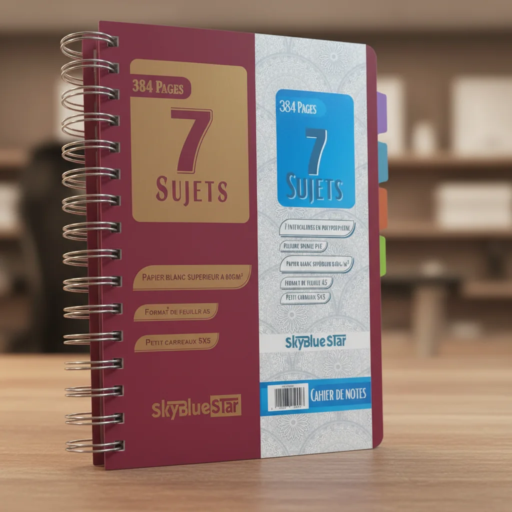 register SkyBlue Star  7 subjects a5