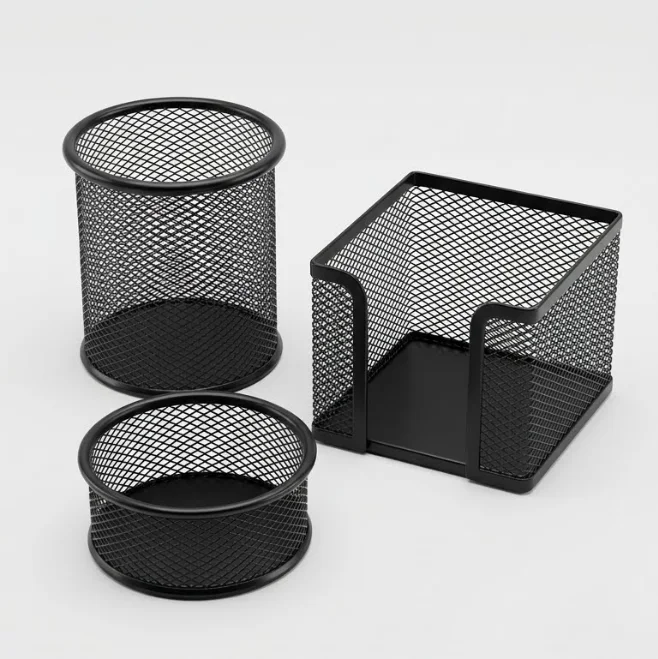 طقم منظم مكتب معدني 3 قطع