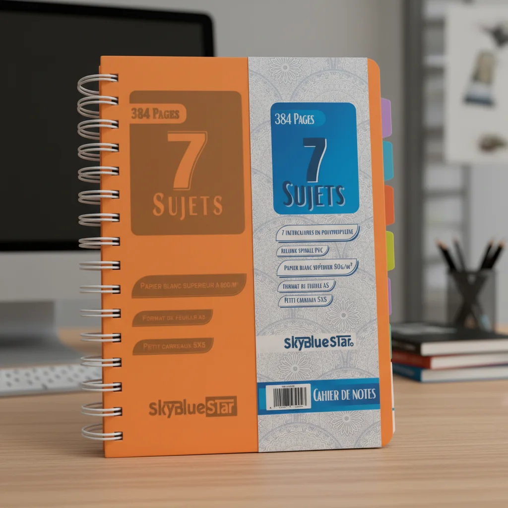 register SkyBlue Star  7 subjects a5