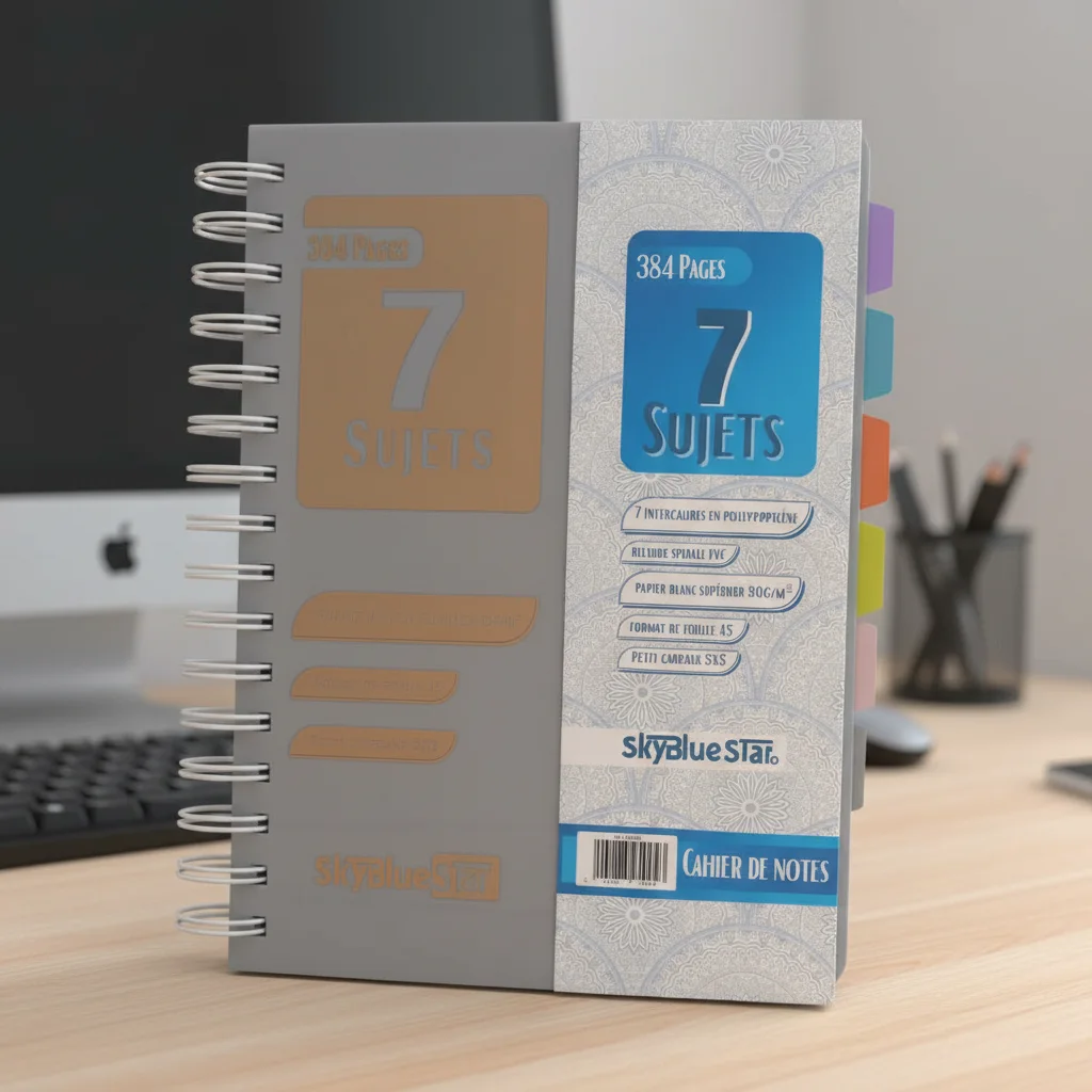 register SkyBlue Star  7 subjects a5