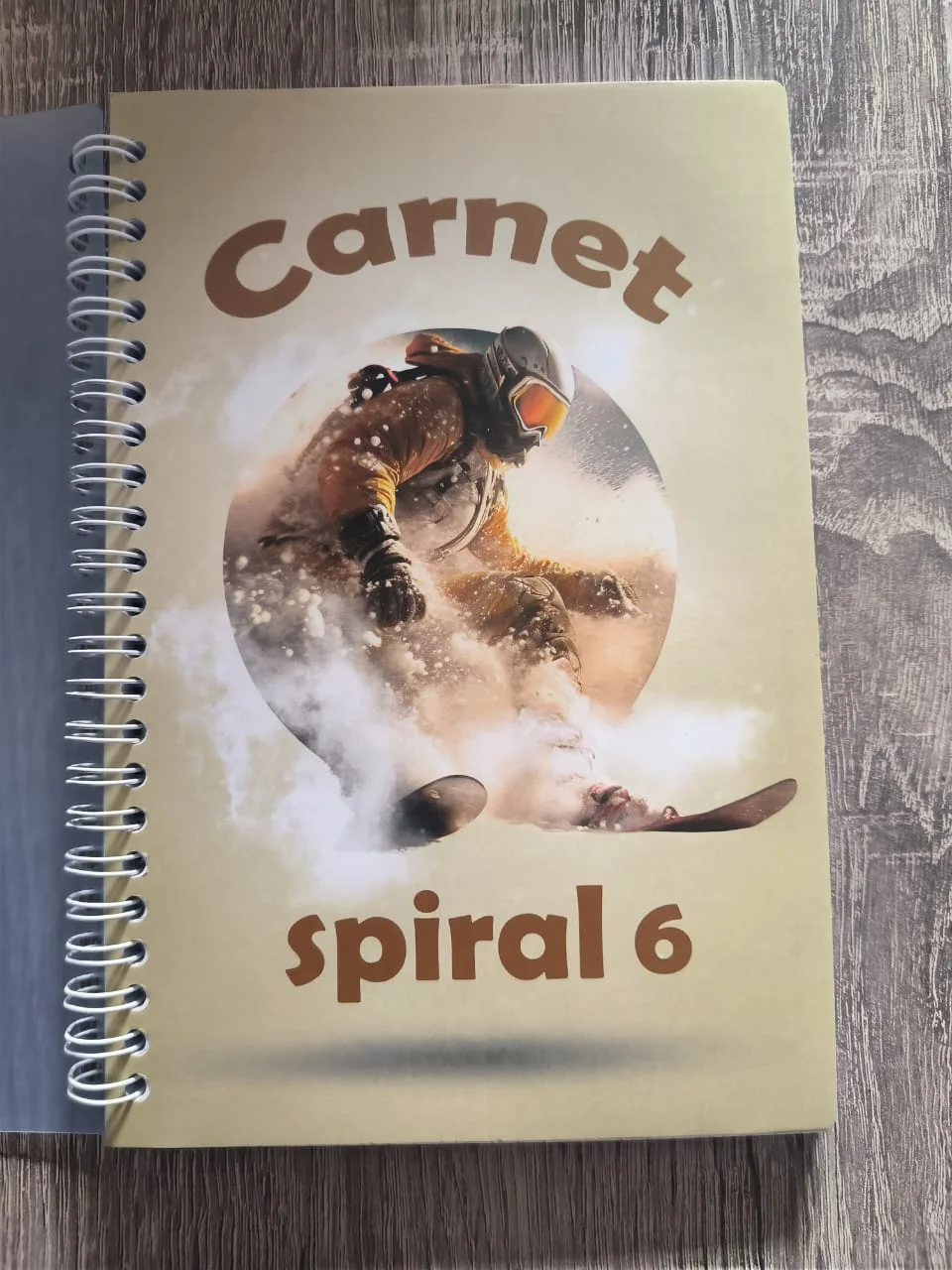 مفكرة سلك (Carnet 6) - غلاف فني عصري