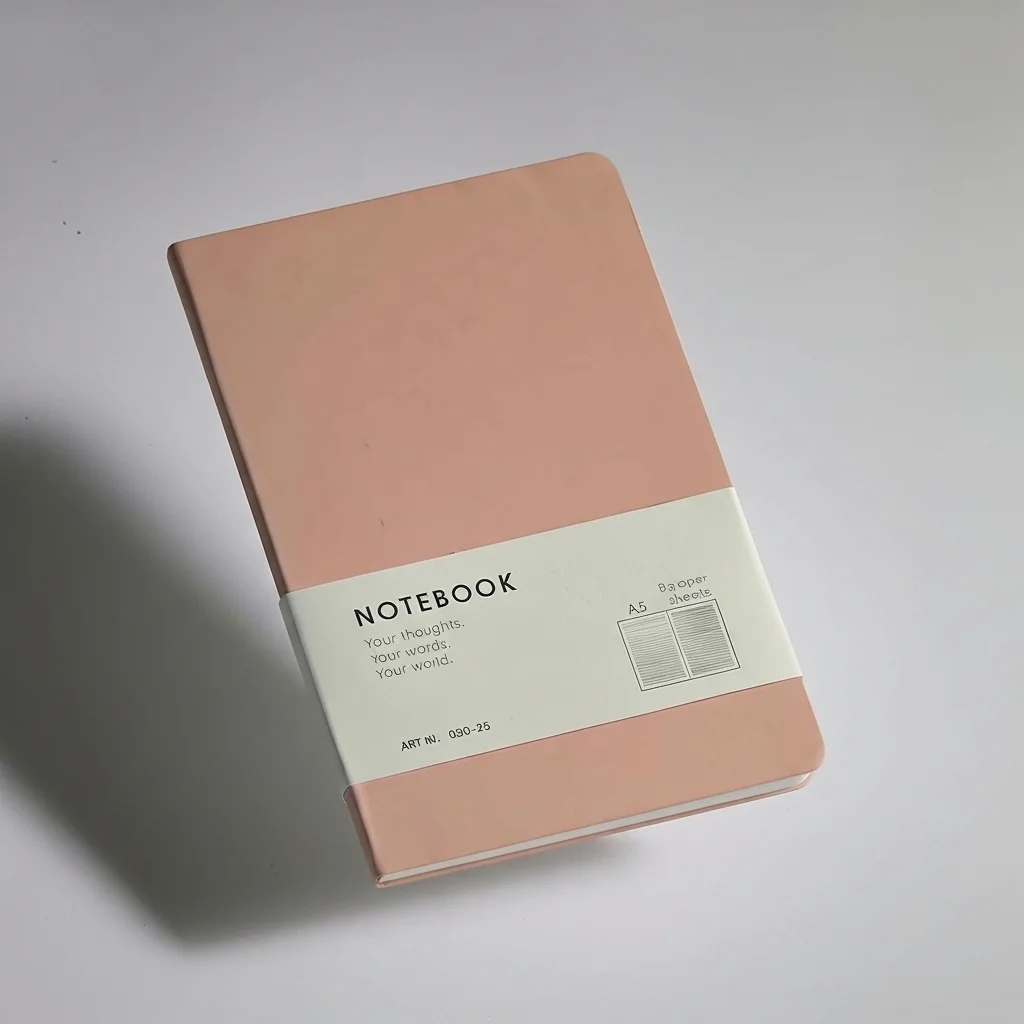 دفتر ملاحظات A5 بغلاف مطفي فاخر – 4 ألوان عصرية