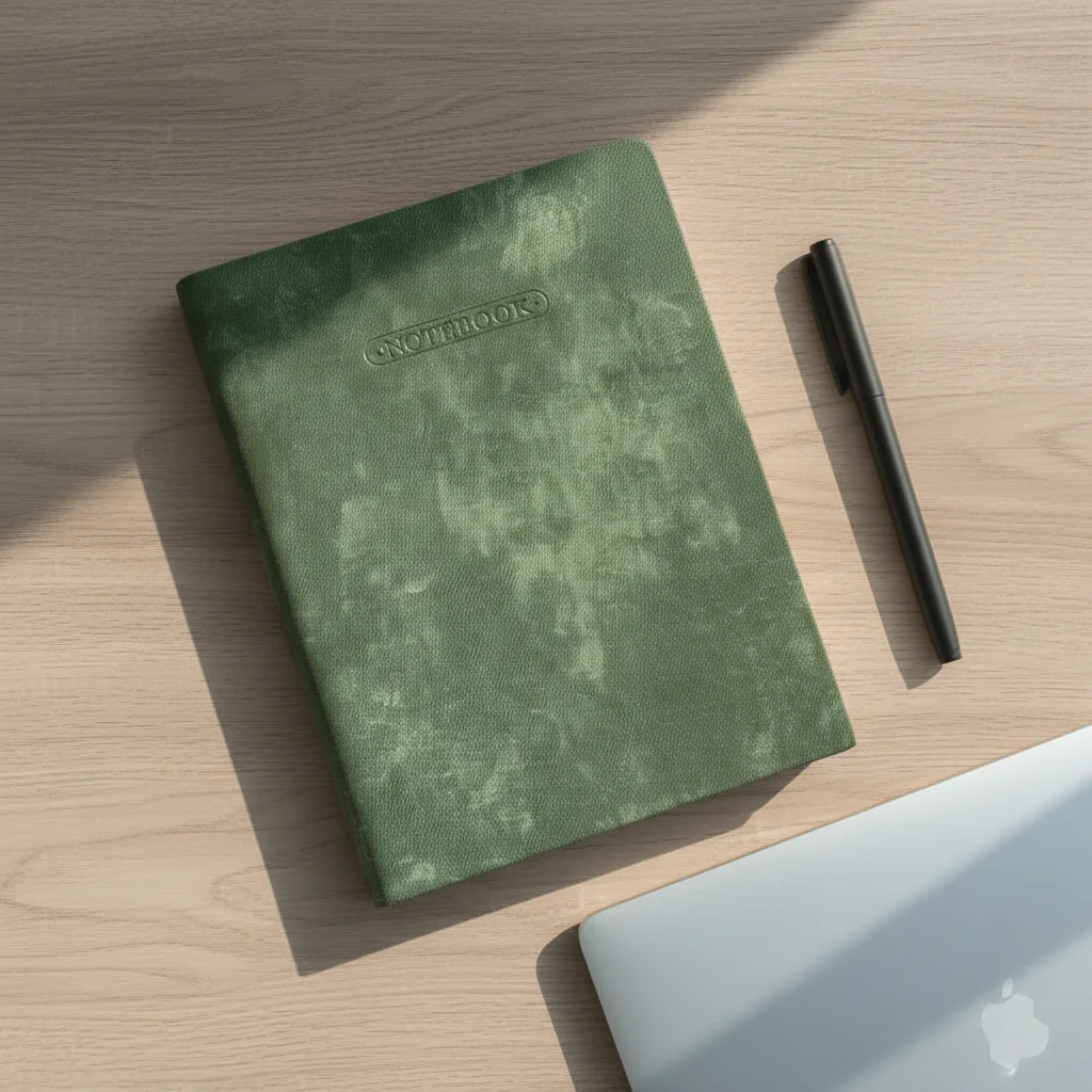 مذكرات  الكلاسيكية بملمس رخامي - مقاس 150*210 ملم (A5).