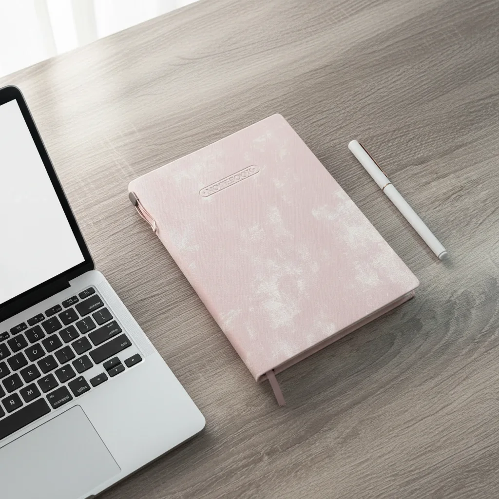 مذكرات  الكلاسيكية بملمس رخامي - مقاس 150*210 ملم (A5).