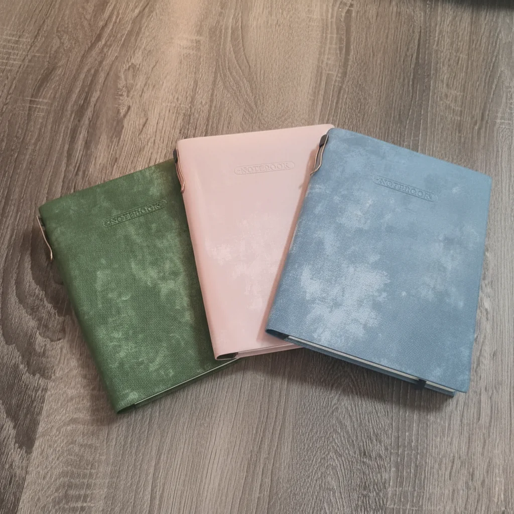 مذكرات  الكلاسيكية بملمس رخامي - مقاس 150*210 ملم (A5).