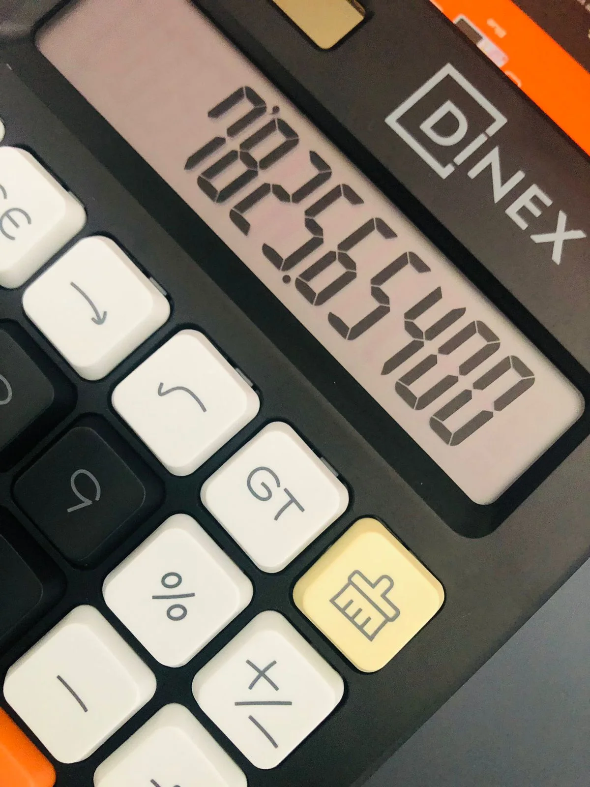 Calculator writting pad