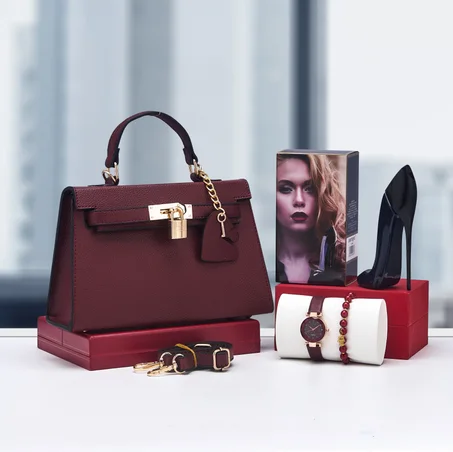 حقيبة يد نسائية فاخرة+عطر بالمجان