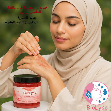صابون البلدي اركان بالعكر الفاسي والورد