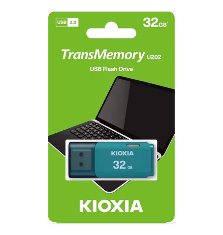 Clé USB 32 Gb KIOXIA TransMemory U202 USB 2.0 - Bleu clair