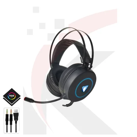 Casque gaming filaire Jedel  filaire avec Micro, RGB, GH-231
