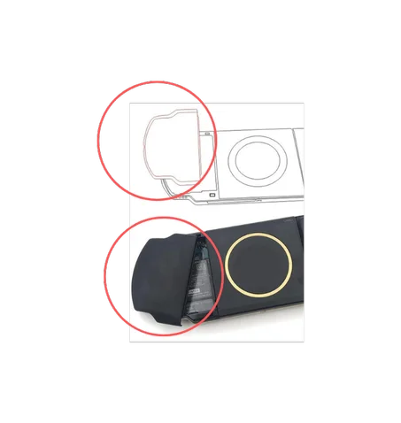 Cache batterie de remplacement arrière pour PSP 2000 3000 - Pack de 5 Pièces