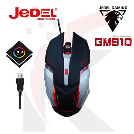Souris Gaming filaire Jedel  filaire, RGB, GM910