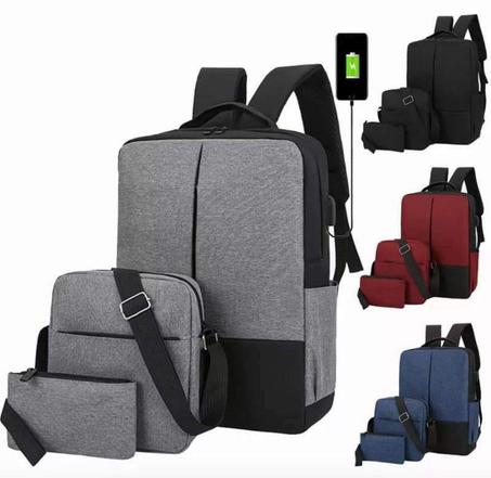 حقيبة ظهر ثلاث قطع - Sac à dos 3 pièces