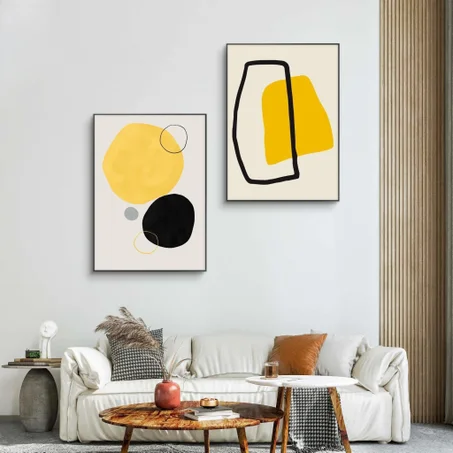 Tableau Abstrait Minimaliste