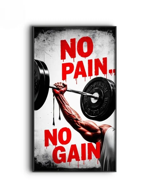 NO PAIN NO GAIN