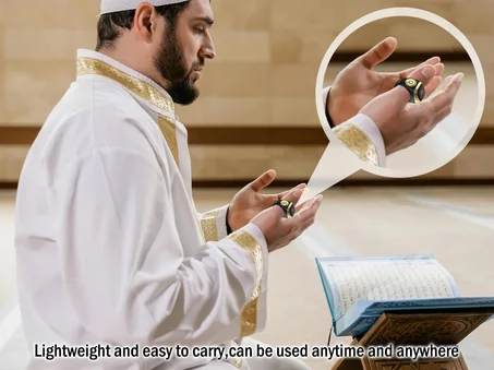 أول خاتم تسبيح ذكي بالعالم