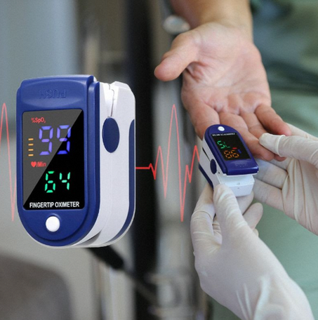 جهاز قياس الأوكسجين بالأصبع