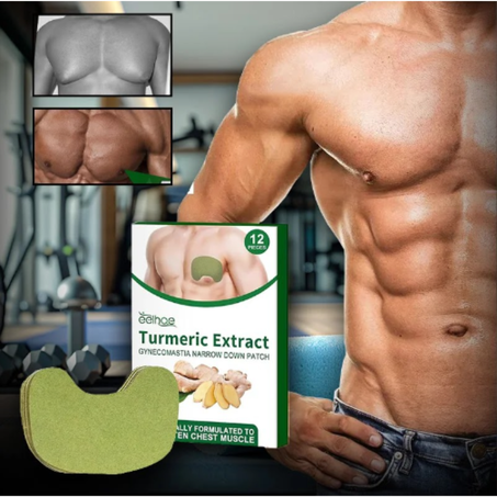 لاصقة ضغط  الزنجبيل لشد عضلات الصدر للرجال  (12  وحدة)