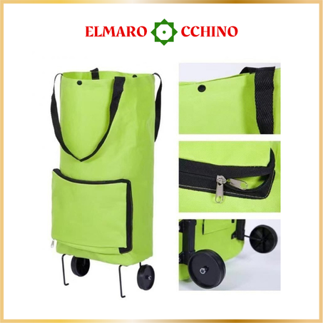 عربة بقالة محمولة قابلة للطي