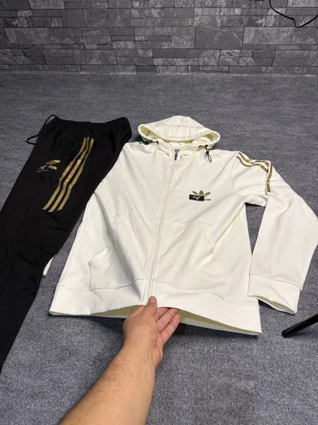 Ensemble Adidas Gold White – Premium Collection