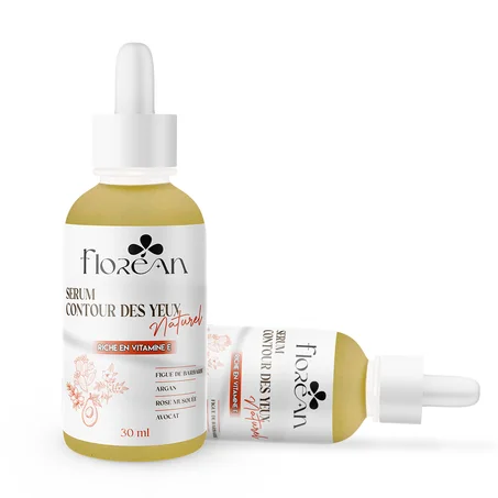 Sérum soin contour des yeux huiles argan & figue de barbarie - سيروم محيط العين بزيوت الأرغان والتين الشوكي